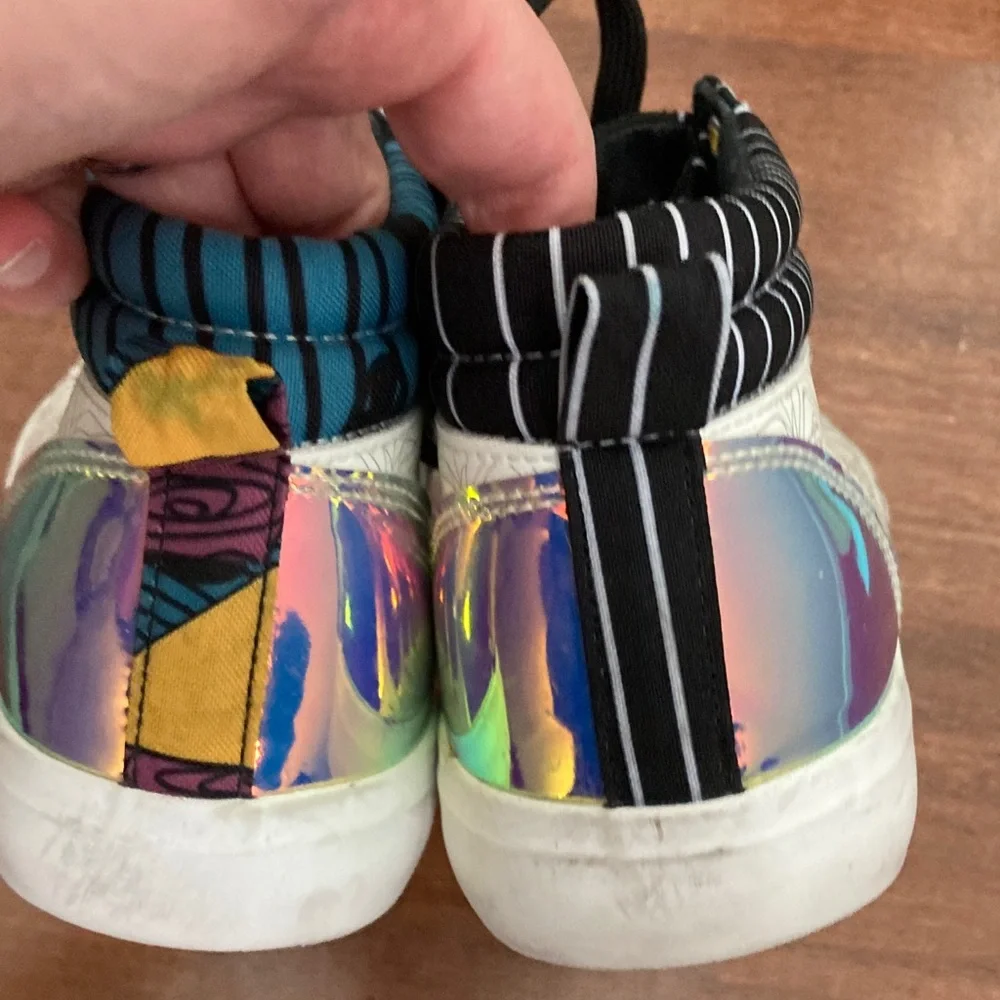 Ground Up Disney Nightmare Before Christmas Colorful Sneakers Sz 9